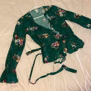 H&M Wrap Top